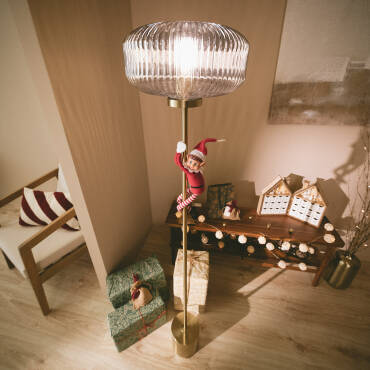 Photographie du produit Lampadaire Métal et Verre Windsor 