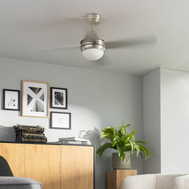 Photographie du produit : Ventilateur de Plafond Navy Nickel 110cm