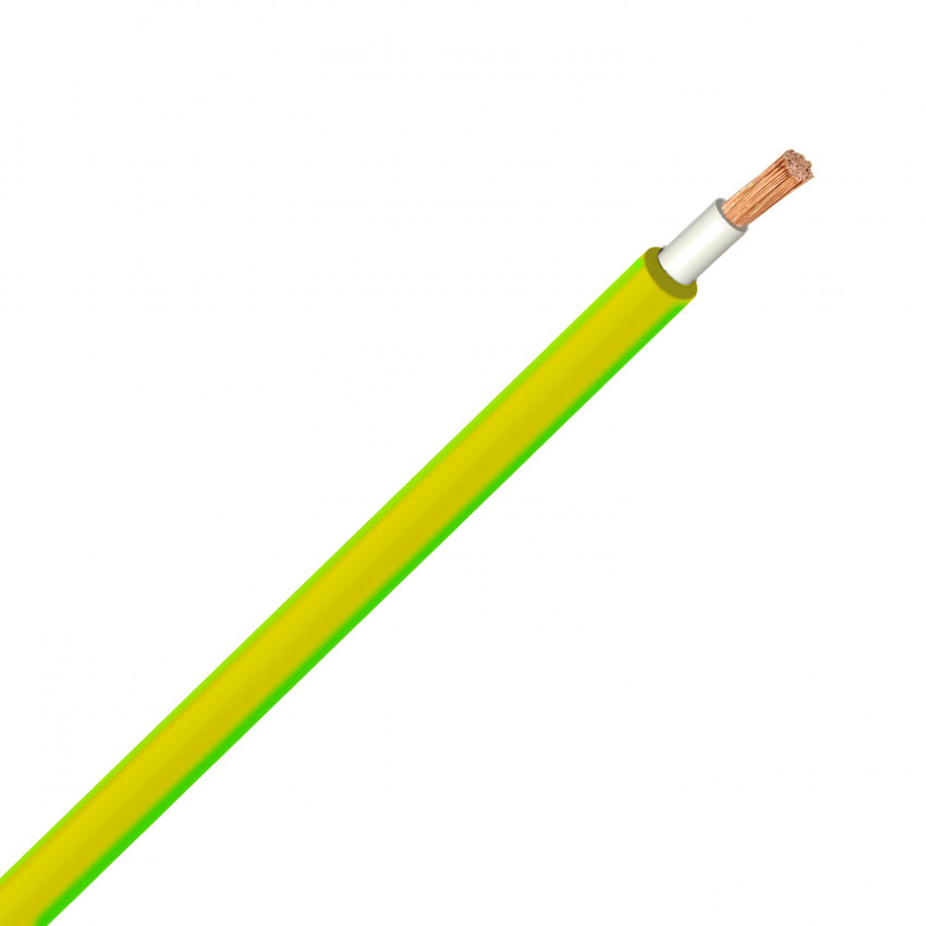 Câble 6 mm² PV ZZ-F Jaune/Vert 
