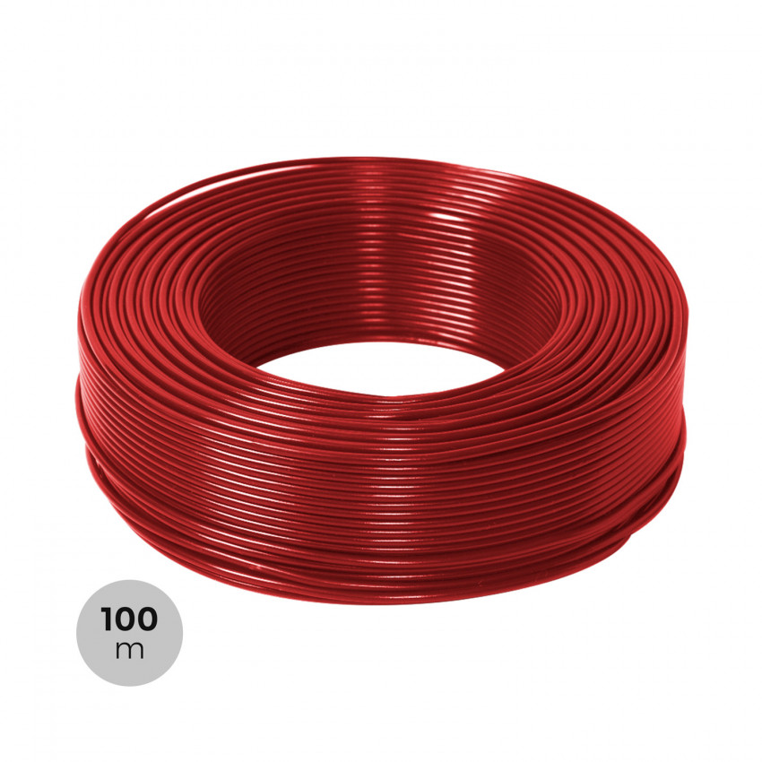 Rouleau 100m Câble 6mm² PV ZZ-F Rouge