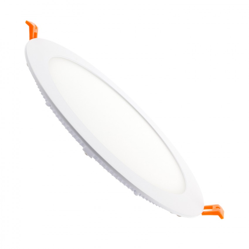 Dalle LED Ronde Extra-Plate 20W Coupe Ø 220 mm