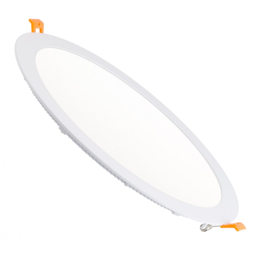 Dalle LED Ronde Extra-Plate 24W Coupe Ø 280mm
