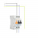 Protector Sobretensiones Permanentes Combinado Bobina+IGA 2P