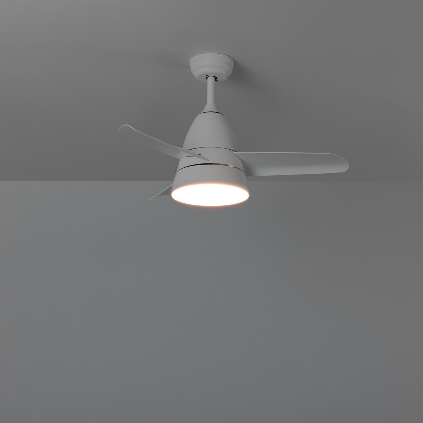 Ventilateur de Plafond LED Minimal 15W Gris