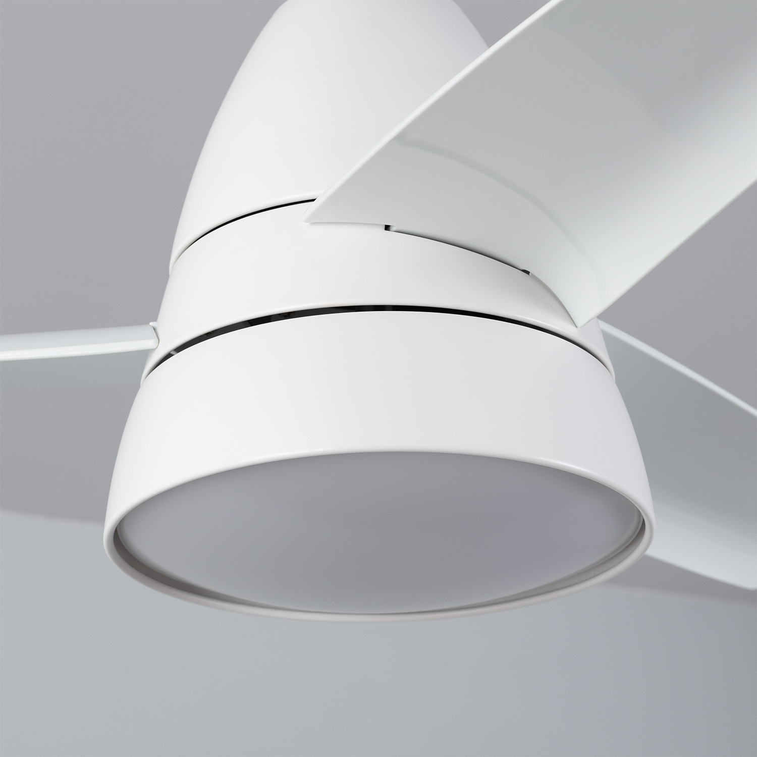Ventilateur de Plafond LED Minimal 15W Gris