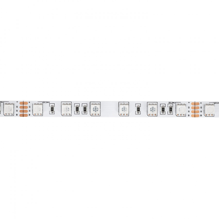 Kit Mini Controlador Regulable de Tira LED RGB con Mando RF 12/24V DC compatible con pulsador
