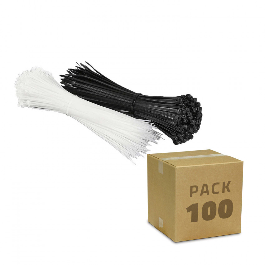 Pack de 100 Colliers de Serrage 