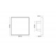 Interruptor Controlador Regulador Táctil LED CCT 4 Zonas MiBoxer T2