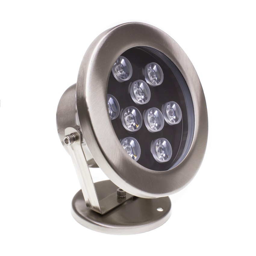 Spot LED Fixation au Sol RGB 12V 9W IP68
