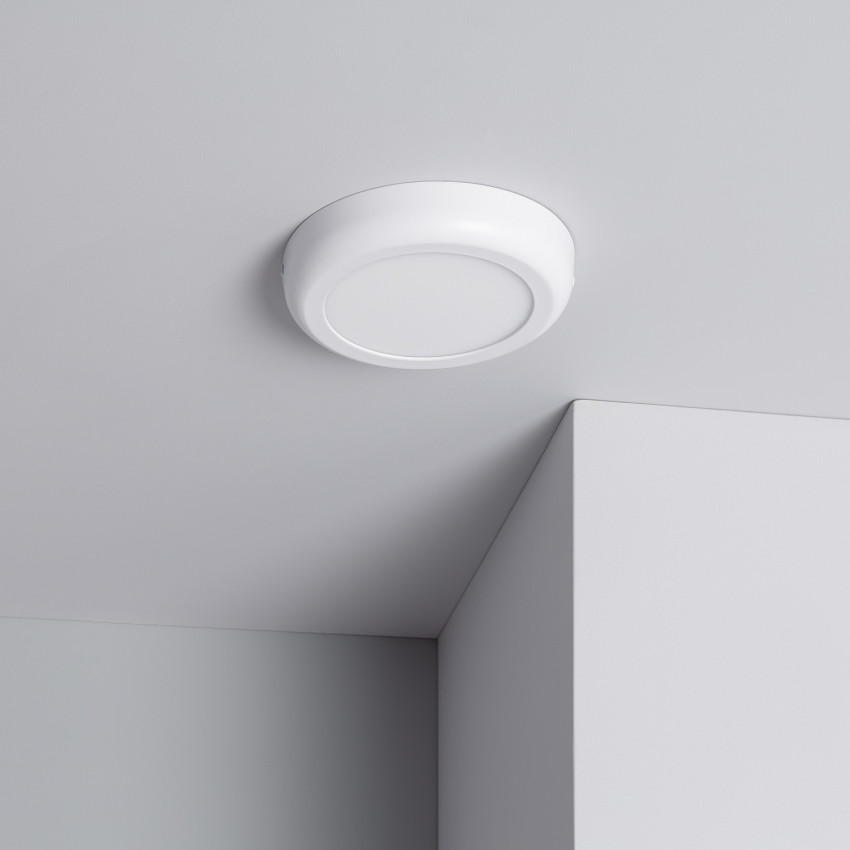 Plafonnier LED Rond 12W Métal Design White Ø180mm 
