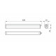 Pantalla LED 5W 300mm PHILIPS Ledinaire Regleta Batten BN021C