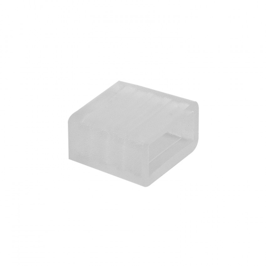 Tapón Final para Tira LED Autorectificada 220V AC 120 LED/m Corte cada 10 cm