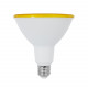 Lámpara LED E27 PAR38 15W IP65 Luz Naranja