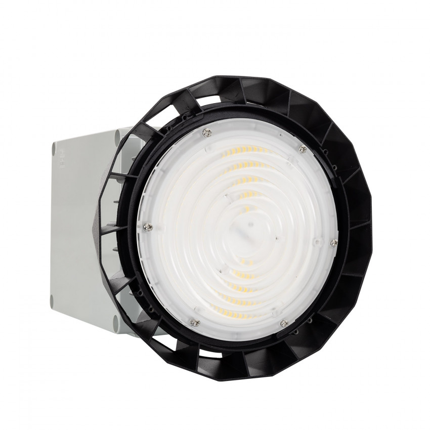 Cloche LED Industrielle - HighBay  UFO HBS SAMSUNG 200W 190lm/W LIFUD Dimmable 0-10V + Kit Éclairage de Secours 