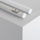 Perfil de Aluminio de Esquina 1m con Tapa Circular para Tiras LED