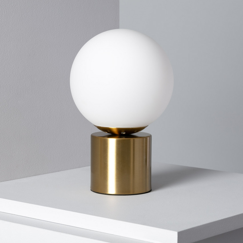 Lampe à Poser Métal et Verre Atenas 