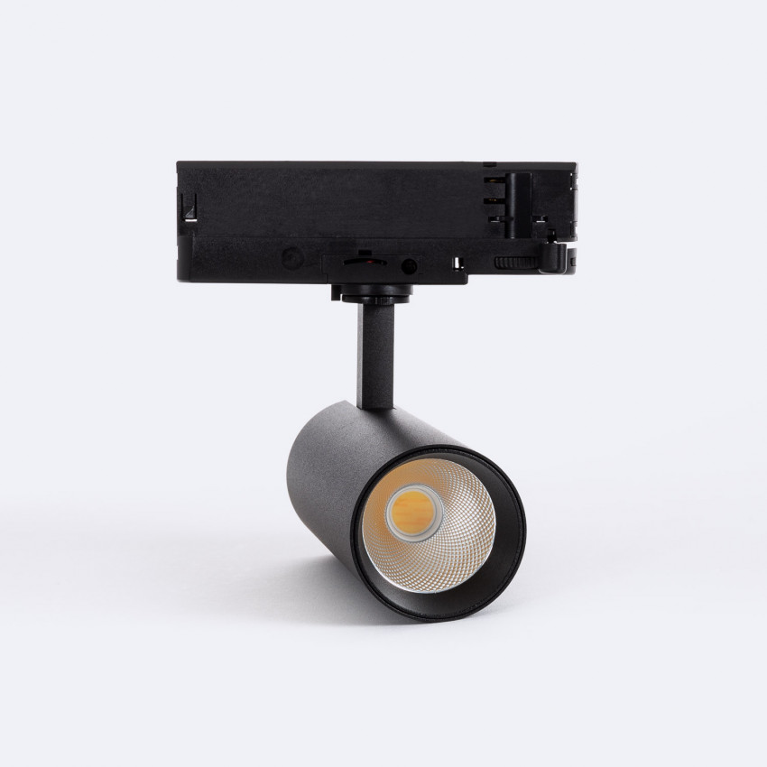 Spot LED Carlo 20W pour Rail Triphasé No Flicker Noir