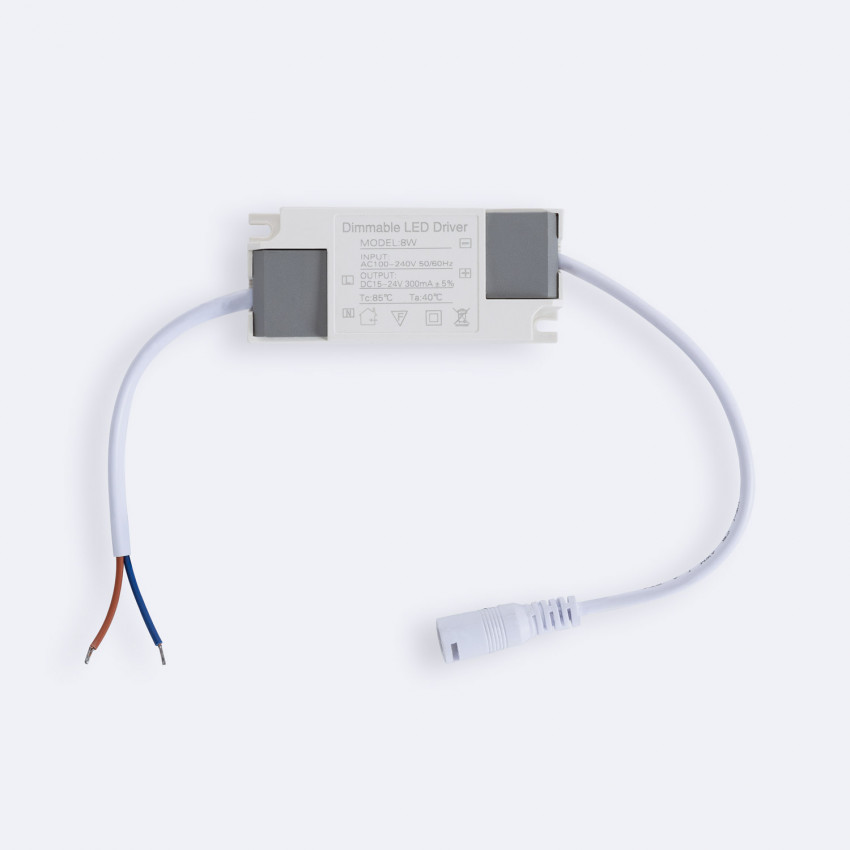 Driver Dimmable TRIAC 180-260V Sortie 15-27V DC 300mA 8W
