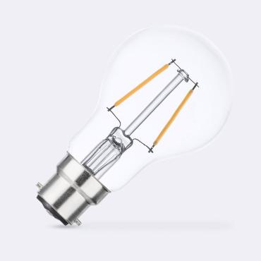 Ampoule Filament LED B22 2W A60 200lm Plusieurs options