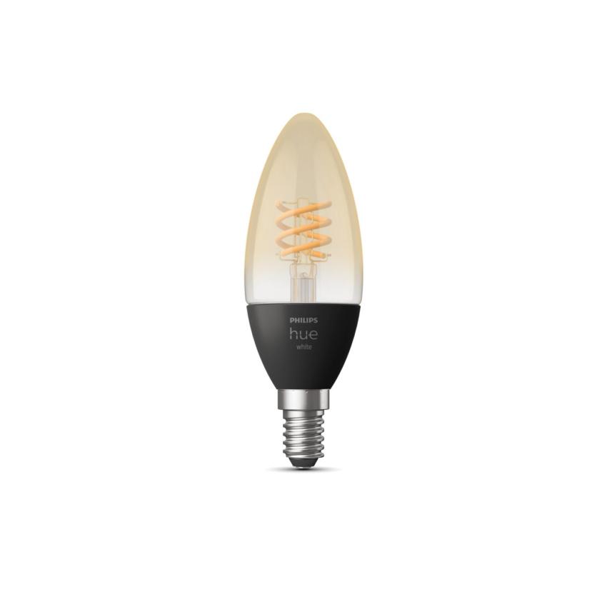 Ampoule LED Filament E14 B35 4.5W PHILIPS Hue White Candle