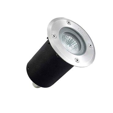 Spot LED Extérieur Rond Encastrable au Sol Gea GU10 LEDS-C4 55-9280-CA-37 Argenté