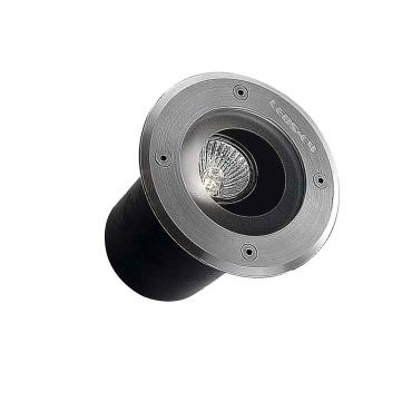 Spot LED Extérieur Rond Encastrable au Sol Gea GU10 15º IP67 LEDS-C4 55-9380-CA-37 Argent