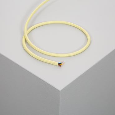 Câble Électrique Textile Jaune Plusieurs options