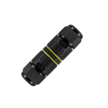 Connecteur Câble Étanche 3 Contacts 0.5mm²- 2.5mm² IP68 Noir