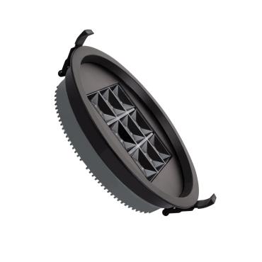 Downlight LED 30W Rond AERO UGR13 Coupe Ø 200 mm Noir Plusieurs options