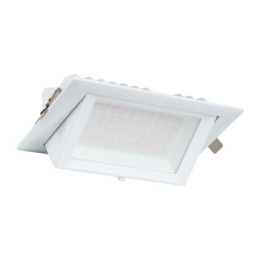 Spot Downlight LED 38W Rectangulaire Orientable SAMSUNG 130 lm/W LIFUD Coupe 210x125 mm Plusieurs options