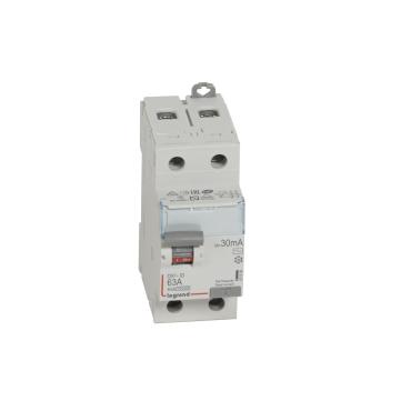 Interrupteur Différentiel DX³ Industriel 2P-30mA 10kA Class AC 63A LEGRAND 411506 63 A