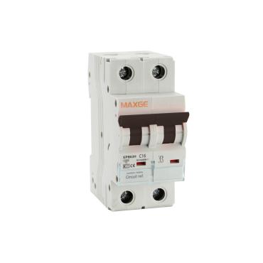 Disjoncteur Industriel 2P-10kA 10-63A Courbe C MAXGE 10 A