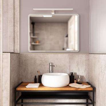 Miroir Salle de Bain avec Éclairage LED et Anti-buée Benin 80x60 cm 4000K