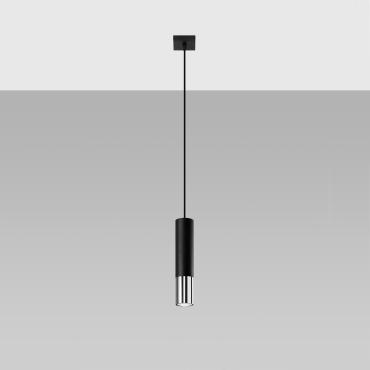 Suspension Métal Loopez 1 SOLLUX Chromé