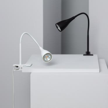 Lampe de Bureau Flex Métal Dandy avec Pince Noir