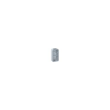 Boîtier en Saillie 2 Élements Verticaux Plexo LEGRAND 069661 Gris