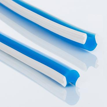 Bobine 100m Diffuseur de Silicone 8mm pour Enseigne de Néon LED Bleu