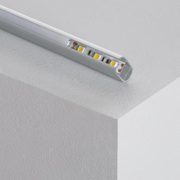 Profilé Aluminium Barre Accrochage Vêtements d'Armoires pour Ruban LED jusqu'à 12mm 2 m