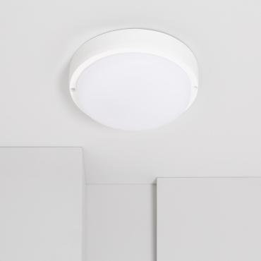 Plafonnier LED Extérieur Rond 25W Hublot White IP65 Ø175 mm Plusieurs options