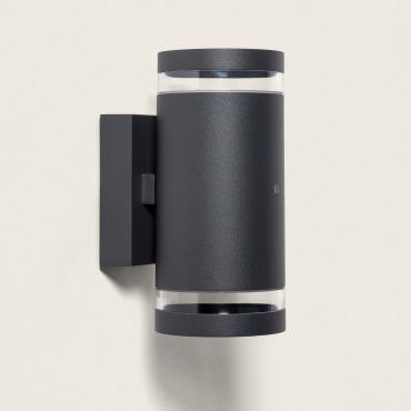 Dez Outdoor Double Sided Wall Lamp with Twilight Sensor - Antharacite