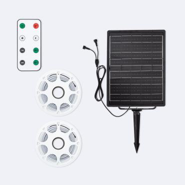 50M 24V DC Outdoor Solar SMD2835 LED Strip 60LED/m 12mm Wide Cut at Every 100cm IP65 - RGB