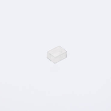 End Cap for SILICONE FLEX SMD & COB LED Strip 10mm Wide - Transparent