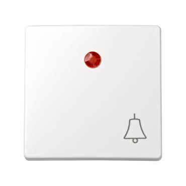 Single Key with Viewfinder and Engraved Bell SIMON 73 LOFT 73015 - Graphite Grey