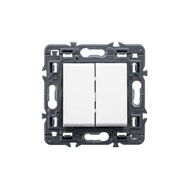 Single Pole Double Switch Mechanism 10 AX LEGRAND Valena Next 741245 - White