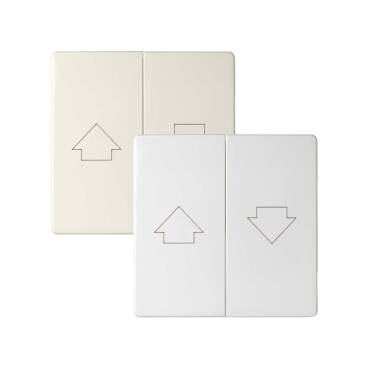 Double Rocker for Blinds Mechanism with Security Latching Simon 82 - White