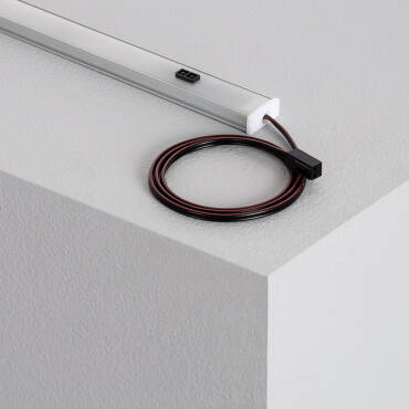 12W 1000mm New Aretha LED Strip Profile with Contactless Switch - 4000K