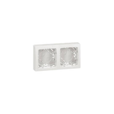 LEGRAND Oteo 086092 2 Position Surface Mounting Plate - White