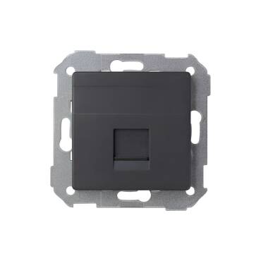 SIMON 82 Concept 8200005 RJ45 Socket Cover - Matte Black