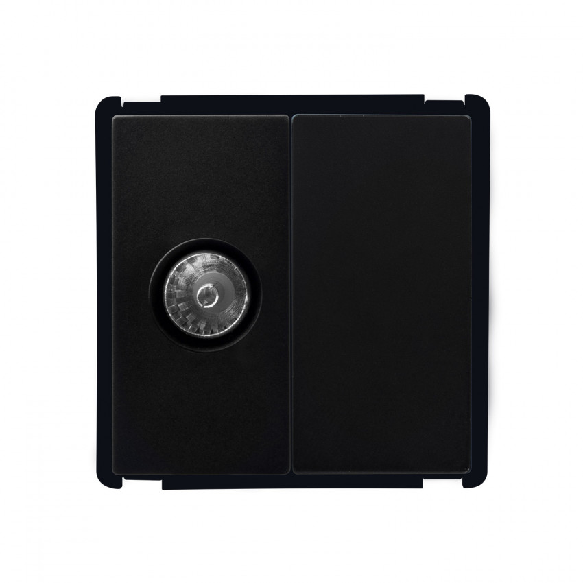 TV Socket Module + Blind Cover Plate
