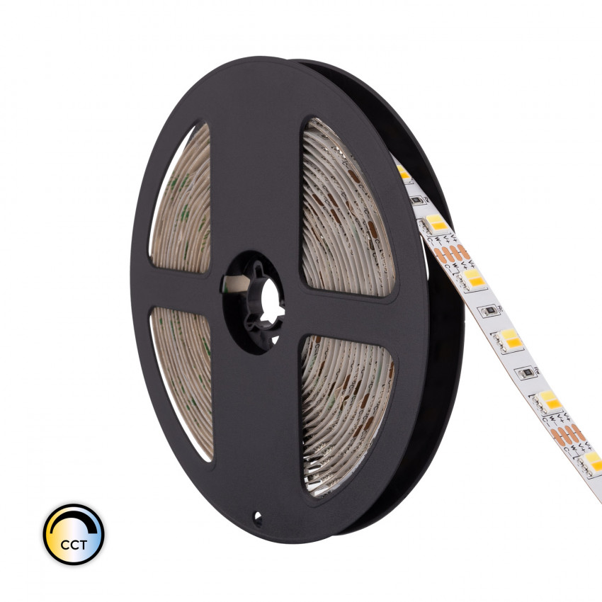 12V DC, SMD5050, 60LED/m CCT Selectable, IP20 10mm Wide